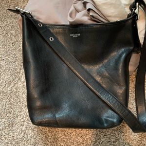 Black Coach crossbody/shoulder bag